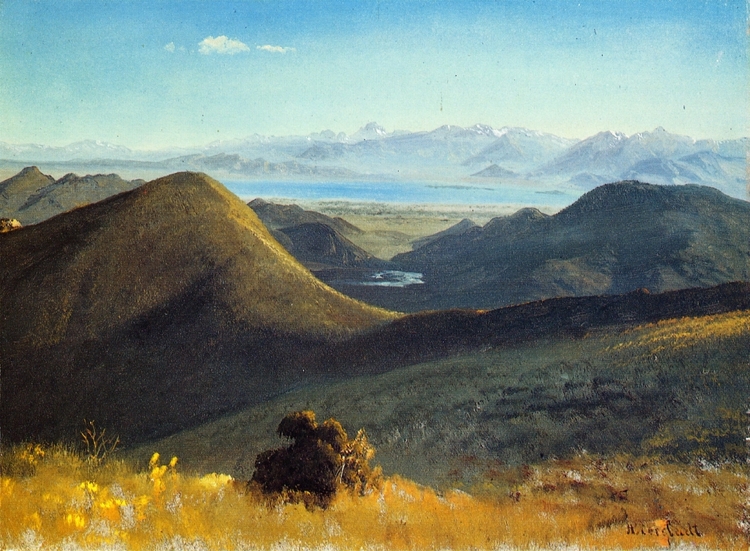 Albert Oil Painting Mono Lake, Sierra Nevada, California - Click Image to Close